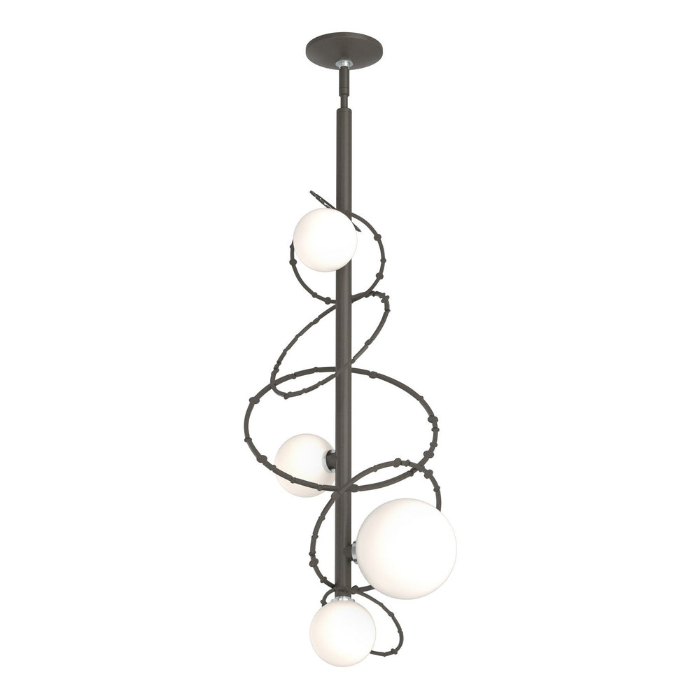 Hubbardton Forge - Four Light Pendant - Olympus - Dark Smoke- Union Lighting Luminaires Decor