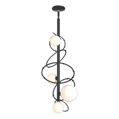 Hubbardton Forge - Four Light Pendant - Olympus - Black- Union Lighting Luminaires Decor