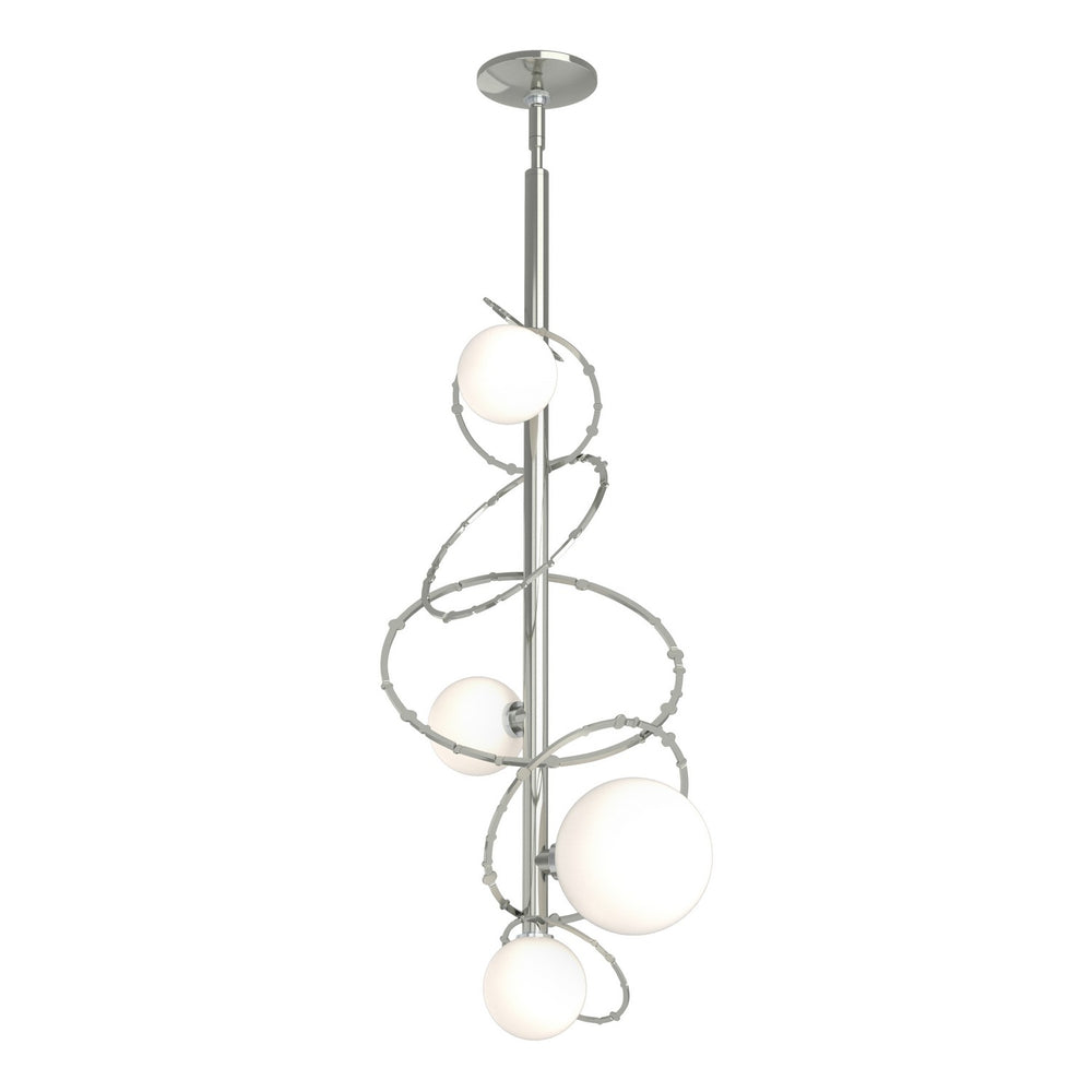 Hubbardton Forge - Four Light Pendant - Olympus - Sterling- Union Lighting Luminaires Decor