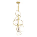 Hubbardton Forge - Four Light Pendant - Olympus - Modern Brass- Union Lighting Luminaires Decor