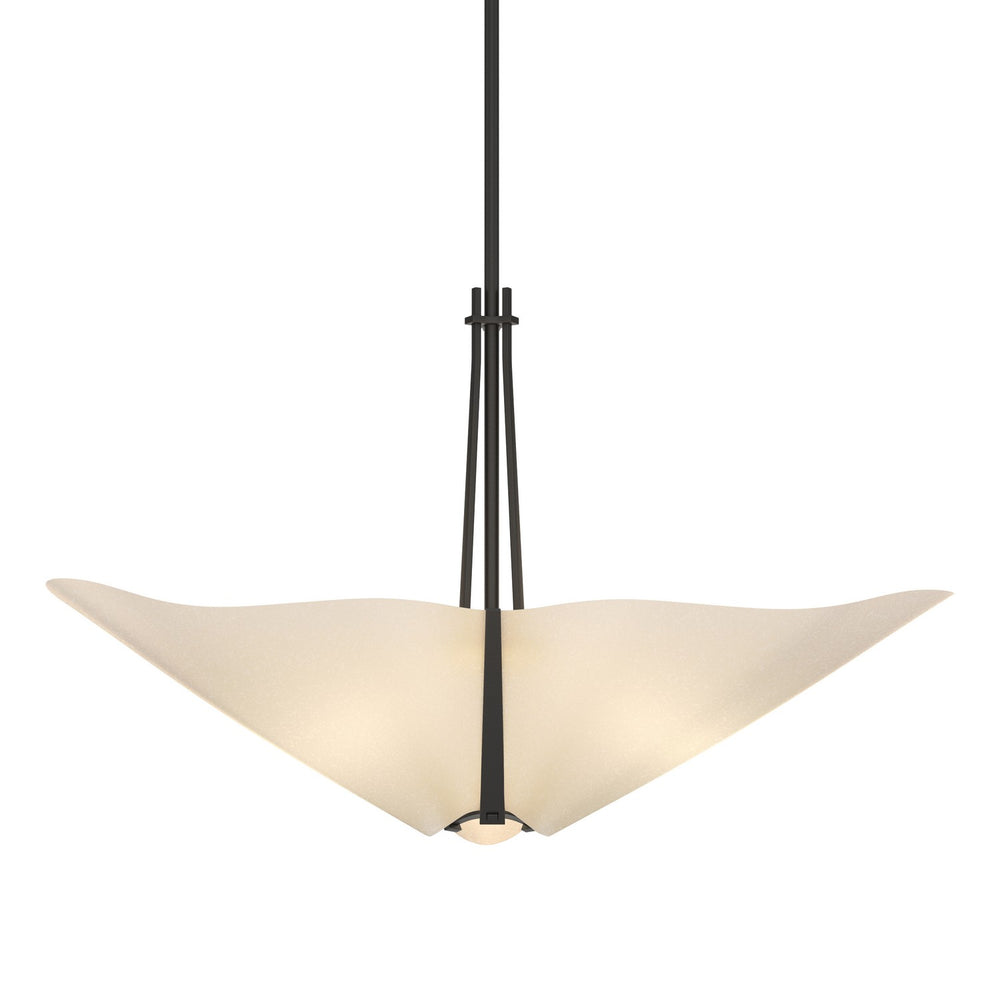 Hubbardton Forge - Three Light Pendant - Kirigami - Black- Union Lighting Luminaires Decor