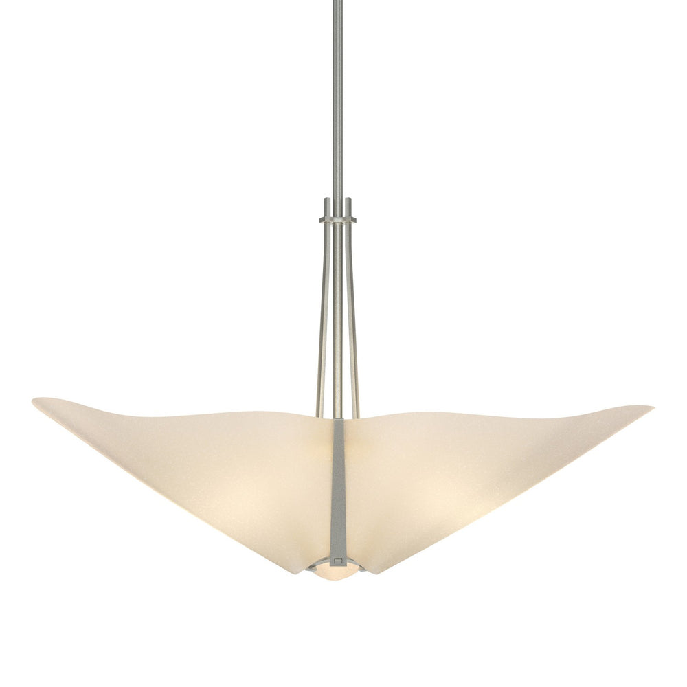 Hubbardton Forge - Three Light Pendant - Kirigami - Vintage Platinum- Union Lighting Luminaires Decor