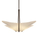 Hubbardton Forge - Four Light Pendant - Kirigami - Bronze- Union Lighting Luminaires Decor