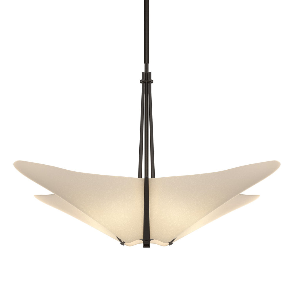 Hubbardton Forge - Four Light Pendant - Kirigami - Oil Rubbed Bronze- Union Lighting Luminaires Decor