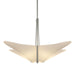 Hubbardton Forge - Four Light Pendant - Kirigami - Vintage Platinum- Union Lighting Luminaires Decor