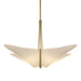 Hubbardton Forge - Four Light Pendant - Kirigami - Modern Brass- Union Lighting Luminaires Decor