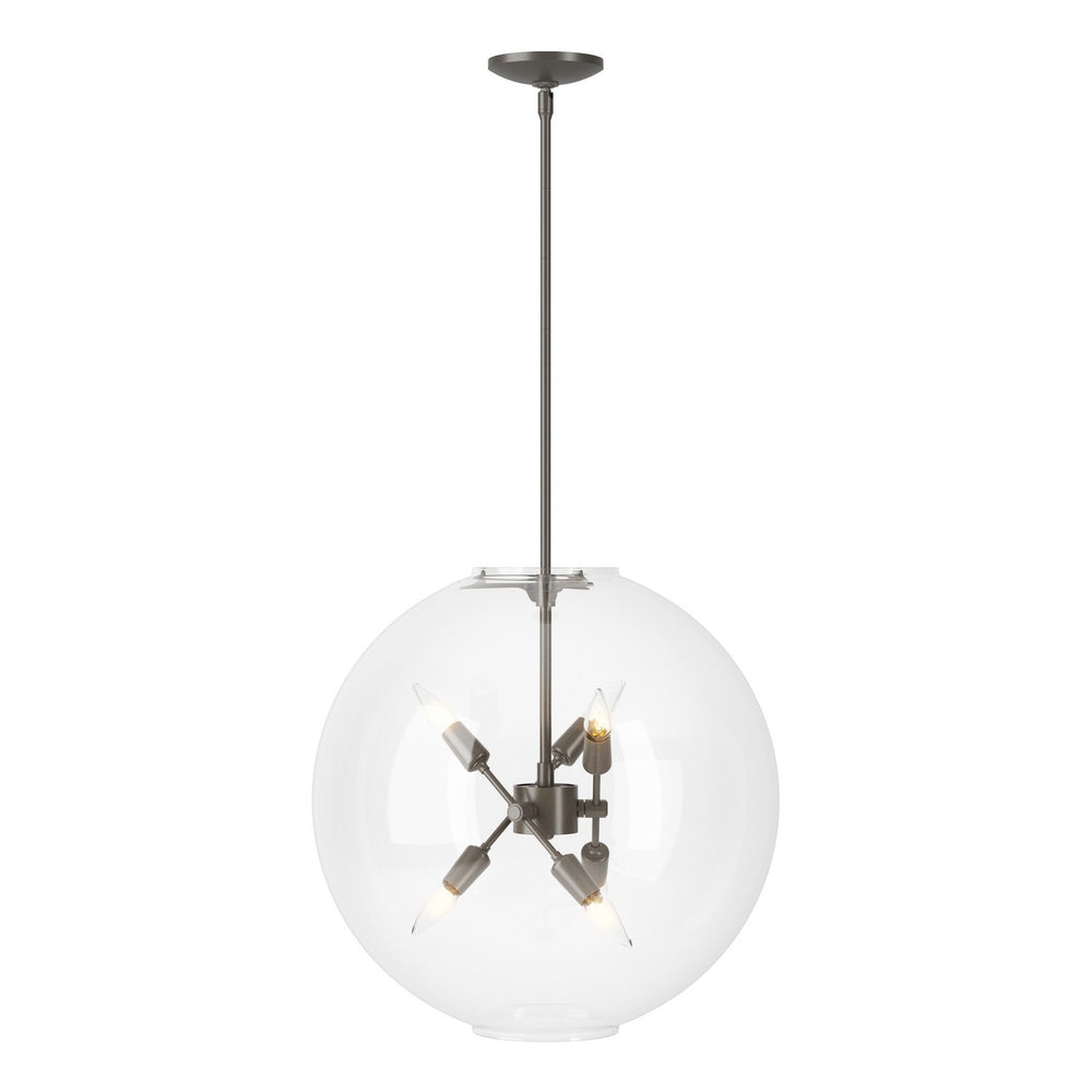 Hubbardton Forge - Six Light Pendant - Sfera - Dark Smoke- Union Lighting Luminaires Decor