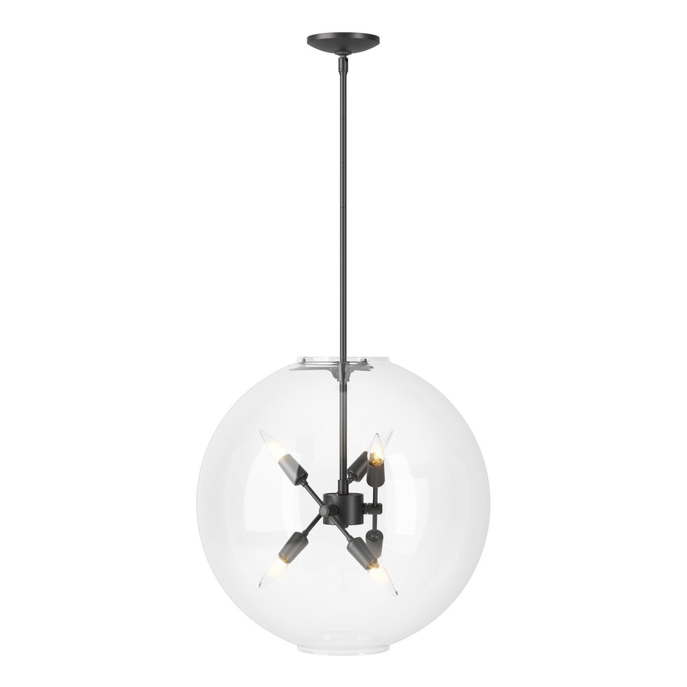 Hubbardton Forge - Six Light Pendant - Sfera - Black- Union Lighting Luminaires Decor