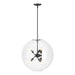Hubbardton Forge - Six Light Pendant - Sfera - Black- Union Lighting Luminaires Decor