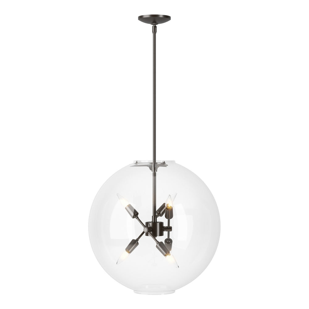 Hubbardton Forge - Six Light Pendant - Sfera - Oil Rubbed Bronze- Union Lighting Luminaires Decor