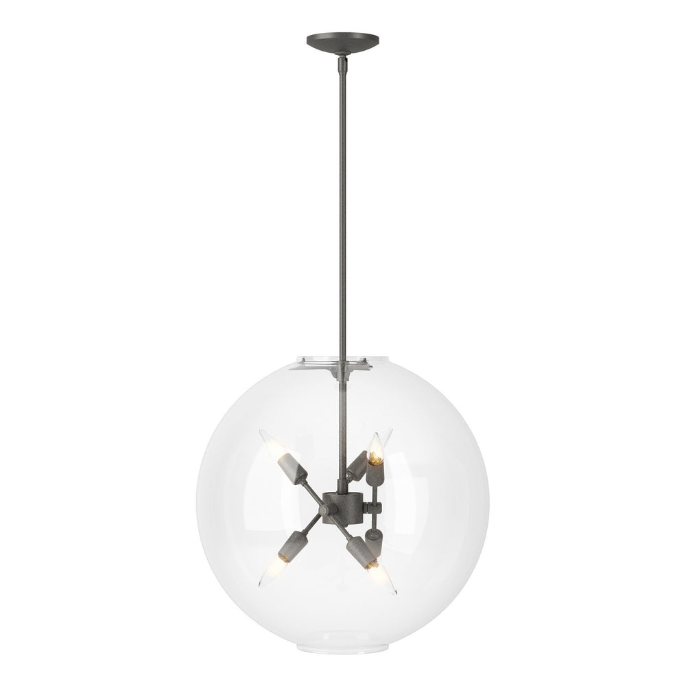 Hubbardton Forge - Six Light Pendant - Sfera - Natural Iron- Union Lighting Luminaires Decor