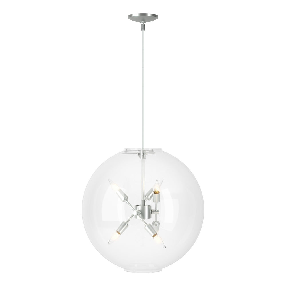 Hubbardton Forge - Six Light Pendant - Sfera - Vintage Platinum- Union Lighting Luminaires Decor