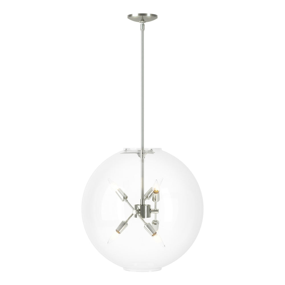 Hubbardton Forge - Six Light Pendant - Sfera - Sterling- Union Lighting Luminaires Decor