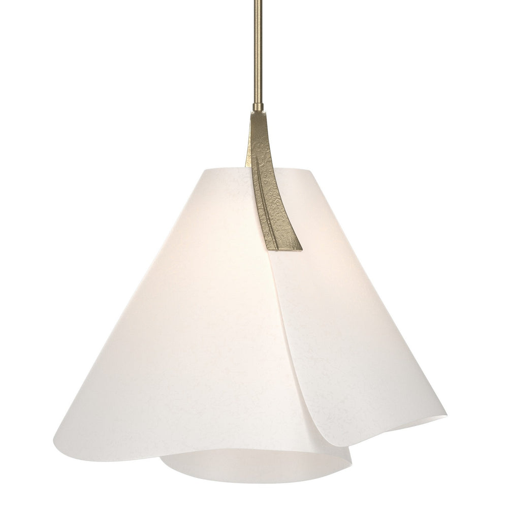 Hubbardton Forge - One Light Pendant - Mobius - Soft Gold- Union Lighting Luminaires Decor