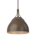 Hubbardton Forge - One Light Pendant - Summit - Bronze- Union Lighting Luminaires Decor