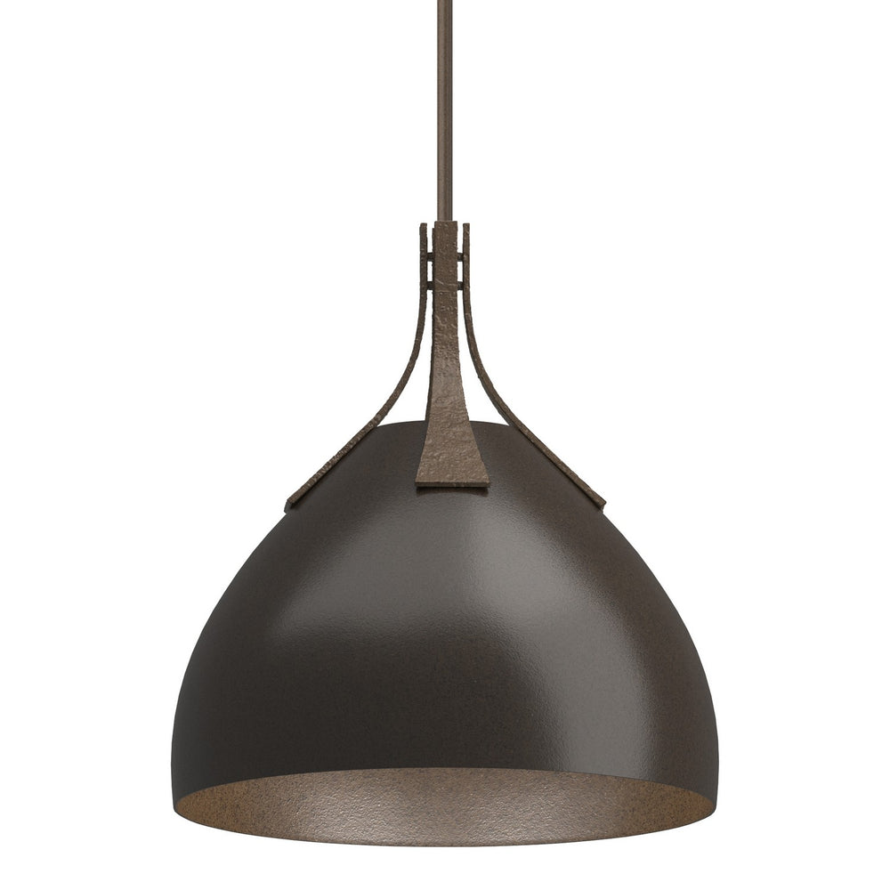 Hubbardton Forge - One Light Pendant - Summit - Bronze- Union Lighting Luminaires Decor