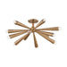 Troy Lighting Canada - 12 Light Semi Flush Mount - Keanu - Patina Brass- Union Lighting Luminaires Decor