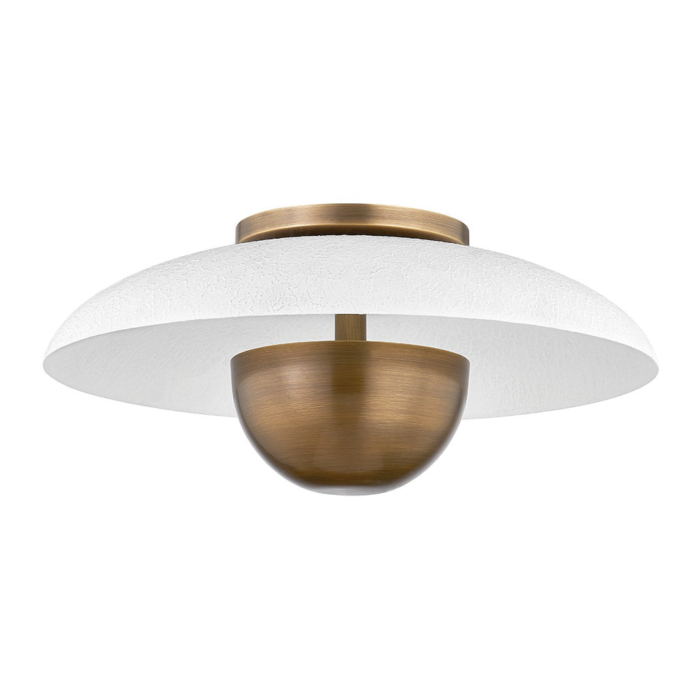 Troy Lighting Canada - LED Flush Mount - Noah - Patina Brass- Union Lighting Luminaires Decor