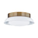 Troy Lighting Canada - Two Light Flush Mount - Arnie - Patina Brass- Union Lighting Luminaires Decor