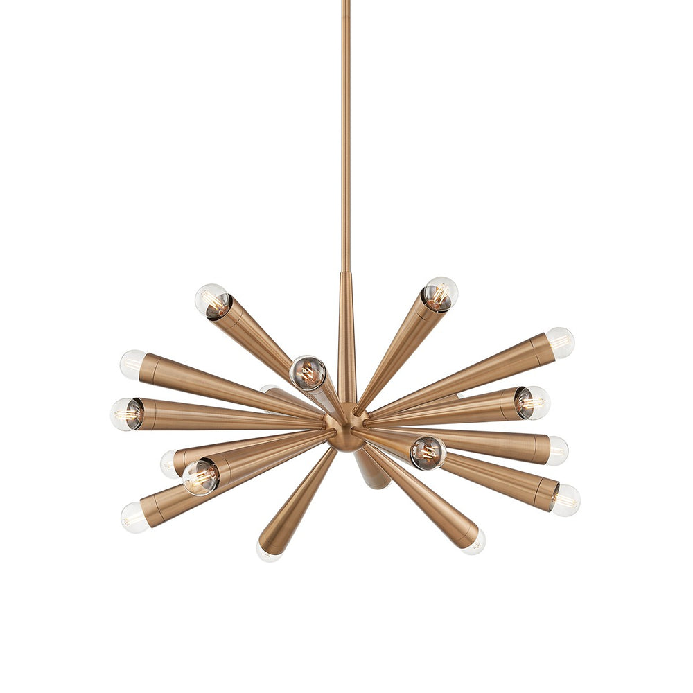 Troy Lighting Canada - 18 Light Chandelier - Keanu - Patina Brass- Union Lighting Luminaires Decor