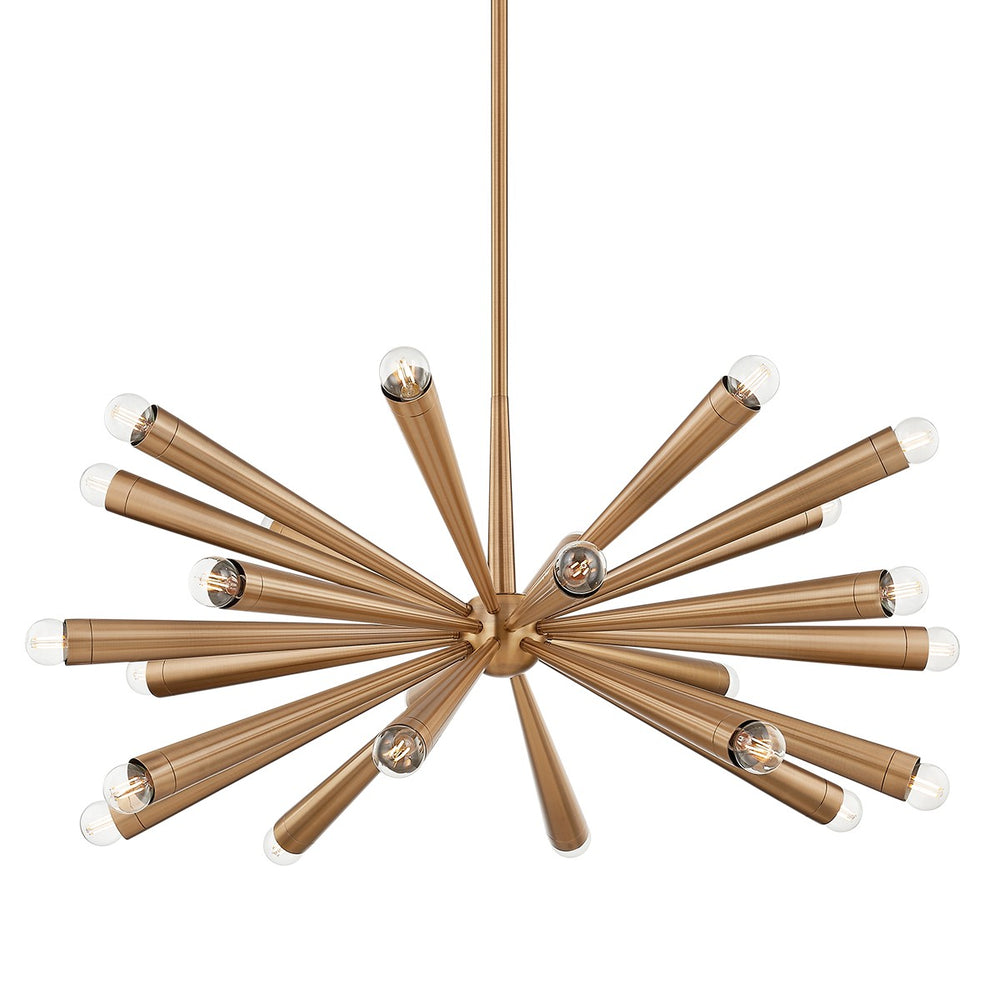 Troy Lighting Canada - 24 Light Chandelier - Keanu - Patina Brass- Union Lighting Luminaires Decor