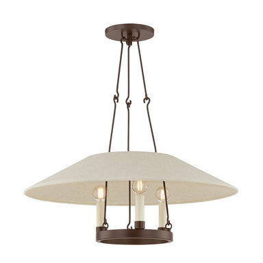 Troy Lighting Canada - Three Light Chandelier - Archive - Bronze- Union Lighting Luminaires Decor