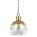 Troy Lighting Canada - One Light Pendant - Beryl - Patina Brass- Union Lighting Luminaires Decor