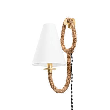 Troy Lighting Canada - One Light Wall Sconce - Deaver - Vintage Gold Leaf- Union Lighting Luminaires Decor
