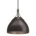 Hubbardton Forge - One Light Pendant - Summit - Dark Smoke- Union Lighting Luminaires Decor