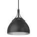 Hubbardton Forge - One Light Pendant - Summit - Black- Union Lighting Luminaires Decor