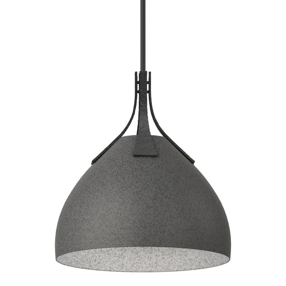 Hubbardton Forge - One Light Pendant - Summit - Black- Union Lighting Luminaires Decor