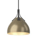 Hubbardton Forge - One Light Pendant - Summit - Black- Union Lighting Luminaires Decor