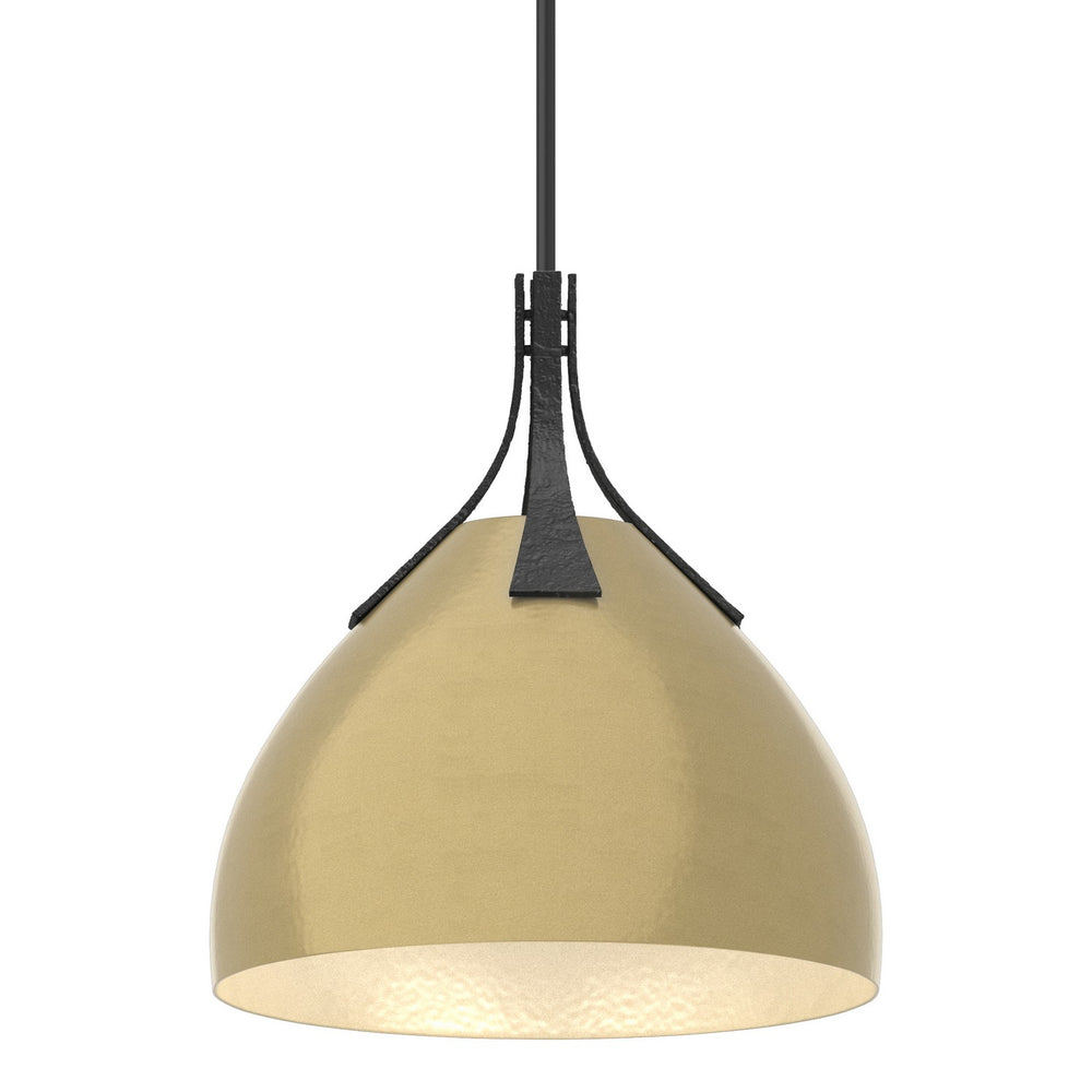 Hubbardton Forge - One Light Pendant - Summit - Black- Union Lighting Luminaires Decor