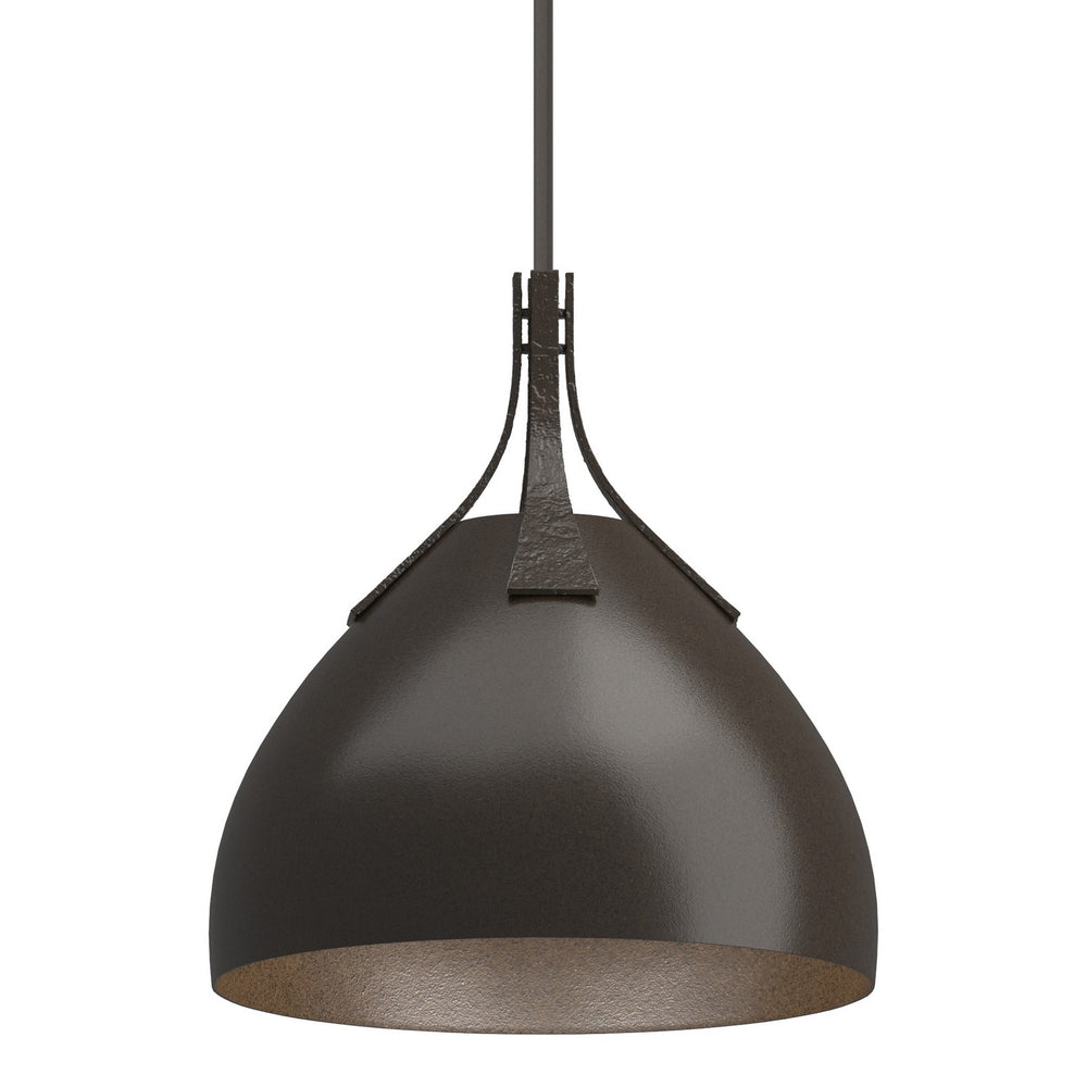 Hubbardton Forge - One Light Pendant - Summit - Oil Rubbed Bronze- Union Lighting Luminaires Decor