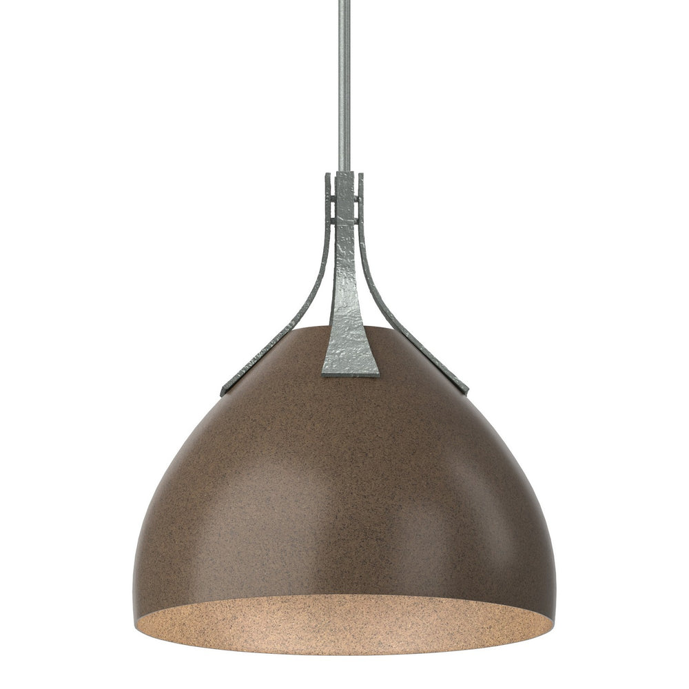 Hubbardton Forge - One Light Pendant - Summit - Vintage Platinum- Union Lighting Luminaires Decor