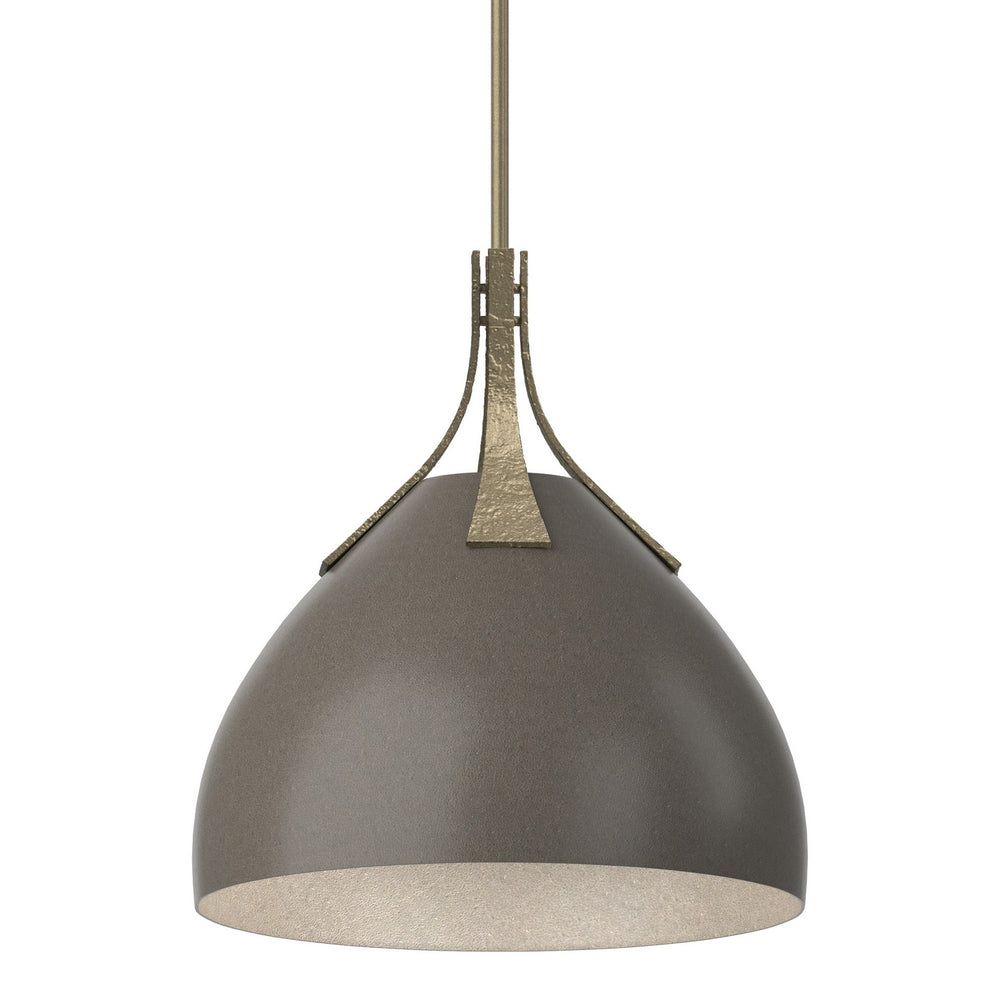 Hubbardton Forge - One Light Pendant - Summit - Soft Gold- Union Lighting Luminaires Decor