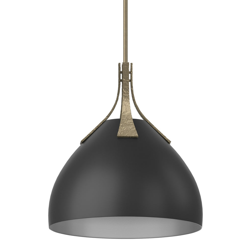 Hubbardton Forge - One Light Pendant - Summit - Soft Gold- Union Lighting Luminaires Decor