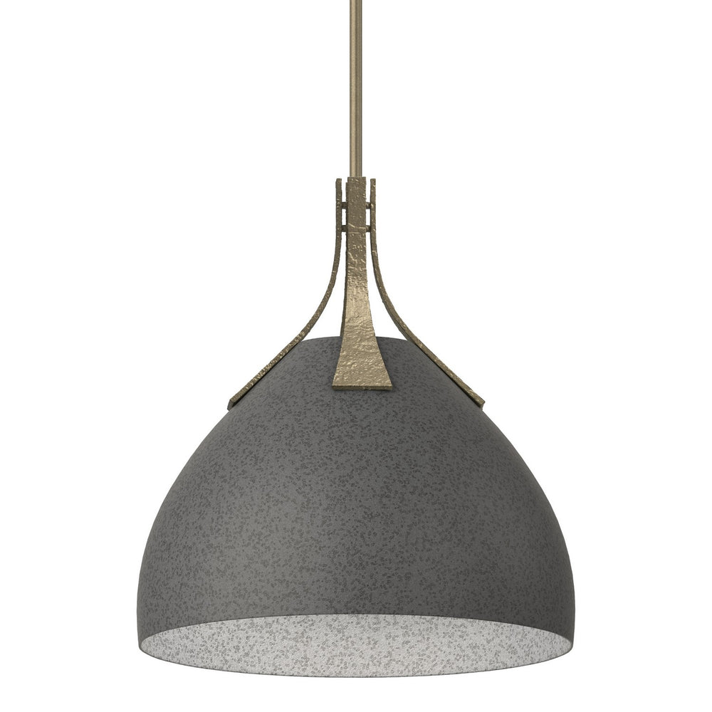 Hubbardton Forge - One Light Pendant - Summit - Soft Gold- Union Lighting Luminaires Decor