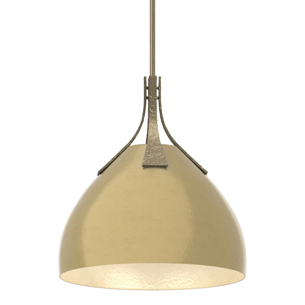 Hubbardton Forge - One Light Pendant - Summit - Soft Gold- Union Lighting Luminaires Decor