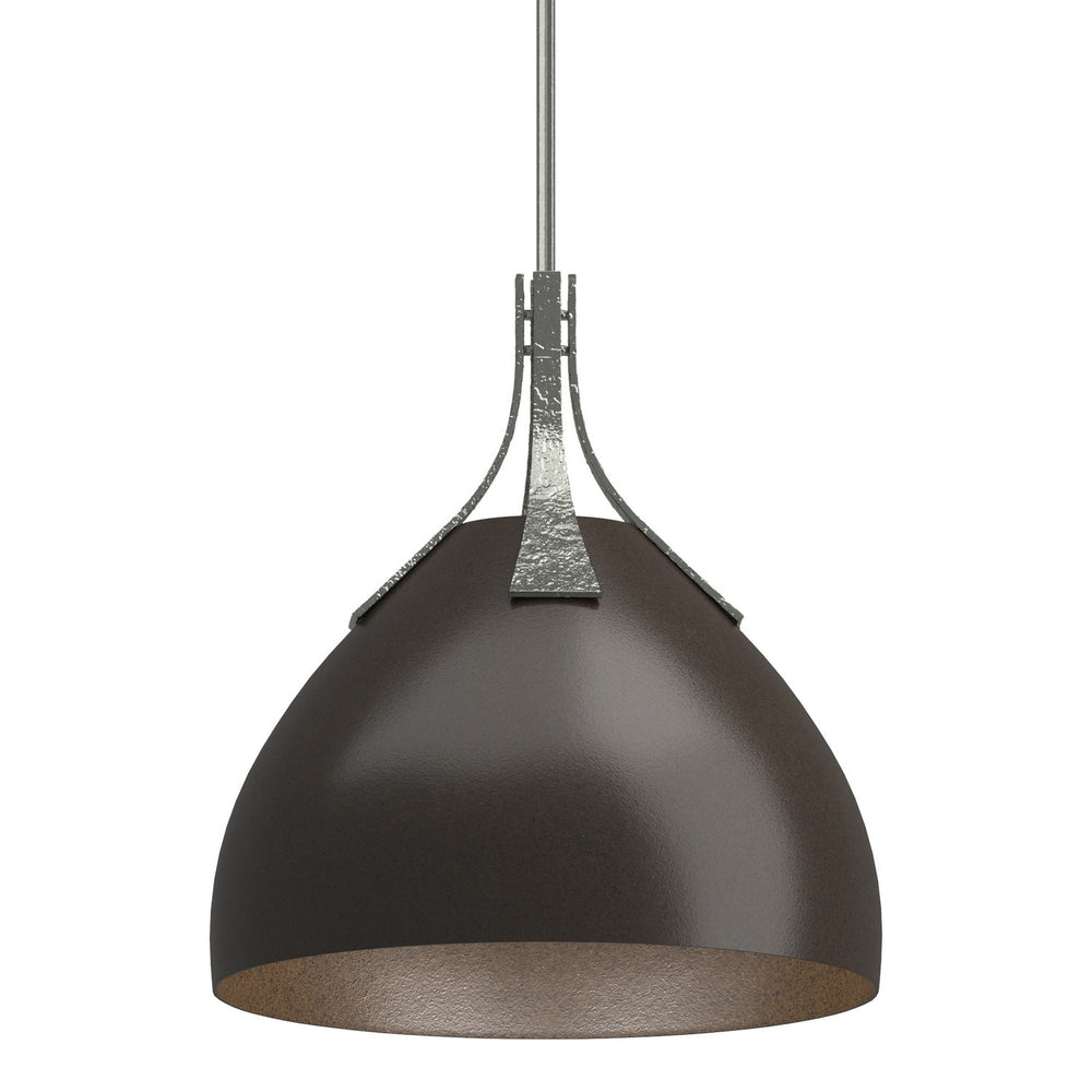 Hubbardton Forge - One Light Pendant - Summit - Sterling- Union Lighting Luminaires Decor