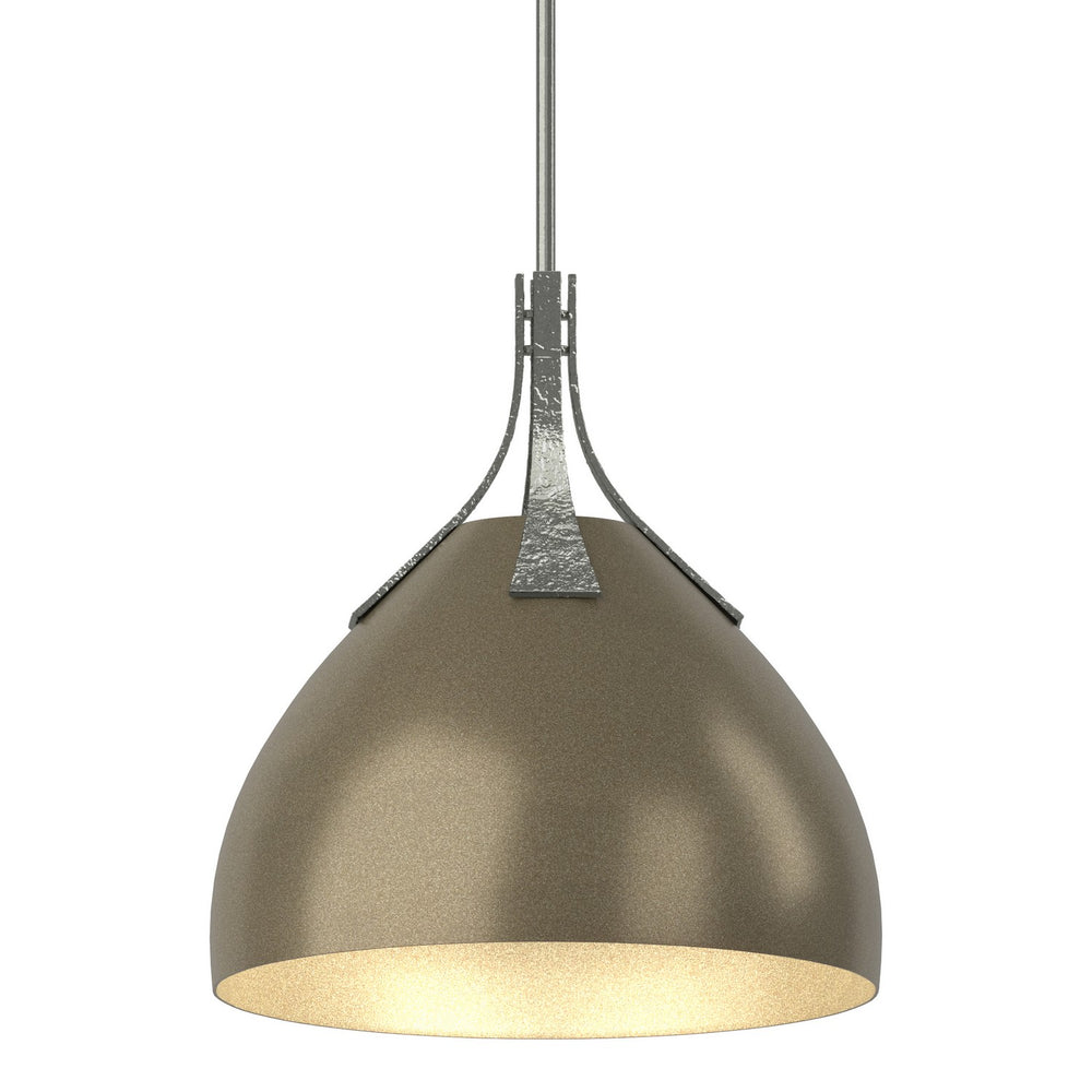 Hubbardton Forge - One Light Pendant - Summit - Sterling- Union Lighting Luminaires Decor