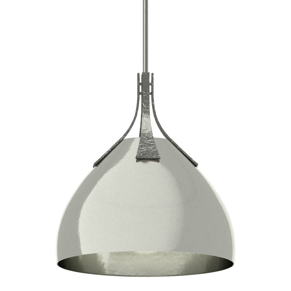 Hubbardton Forge - One Light Pendant - Summit - Sterling- Union Lighting Luminaires Decor