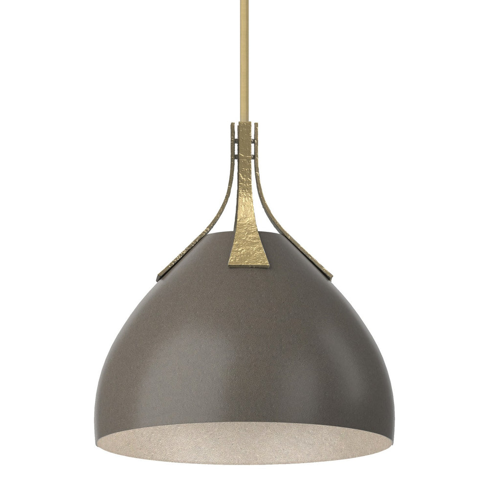 Hubbardton Forge - One Light Pendant - Summit - Modern Brass- Union Lighting Luminaires Decor