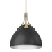 Hubbardton Forge - One Light Pendant - Summit - Modern Brass- Union Lighting Luminaires Decor