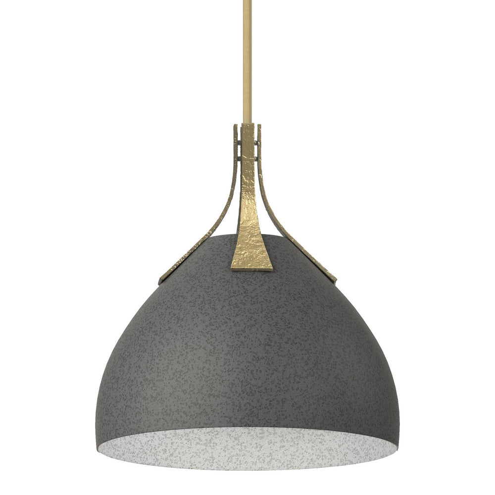 Hubbardton Forge - One Light Pendant - Summit - Modern Brass- Union Lighting Luminaires Decor
