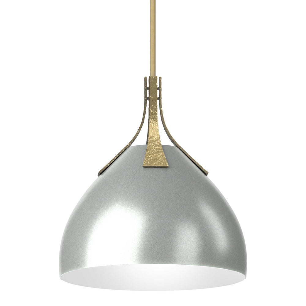 Hubbardton Forge - One Light Pendant - Summit - Modern Brass- Union Lighting Luminaires Decor