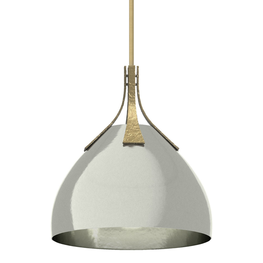 Hubbardton Forge - One Light Pendant - Summit - Modern Brass- Union Lighting Luminaires Decor
