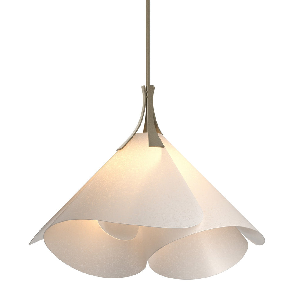 Hubbardton Forge - One Light Pendant - Mobius - Soft Gold- Union Lighting Luminaires Decor