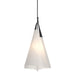 Hubbardton Forge - One Light Pendant - Mobius - Black- Union Lighting Luminaires Decor