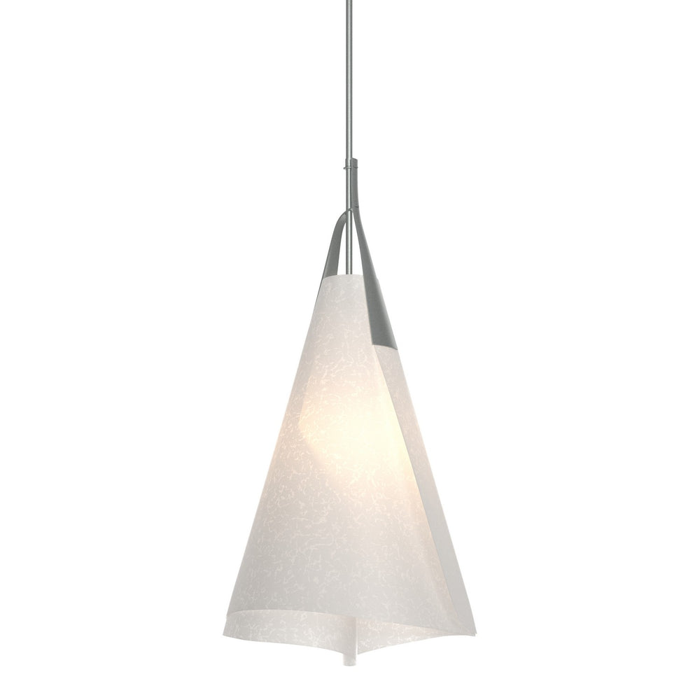 Hubbardton Forge - One Light Pendant - Mobius - Vintage Platinum- Union Lighting Luminaires Decor